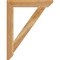 Ekena Millwork Traditional Slat Rough Sawn Bracket, Western Red Cedar, 4"W x 28"D x 36"H BKT04X28X36TRA06RWR - alternate 3